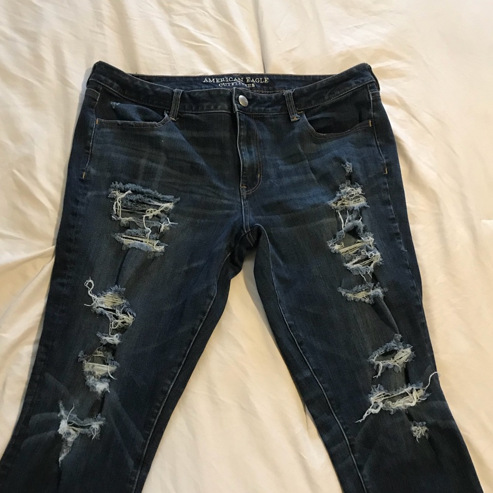 American Eagle Ripped Jegging 18Long